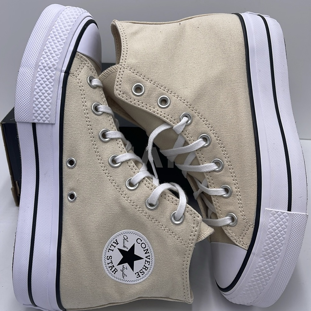 Converse WMNS Cream High-Top Platform Sneakers A08214F
CTAS LIFT HI
NATURAL IVOR - Picture 11 of 16